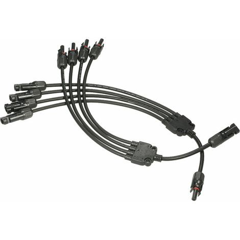 Adaptateur De Connecteur De Cable De Panneau Solaire Mc4 Branche Y, 1 Paire M/FFFF Et F/MMMM 1 Paire M/FFFF Et F/MMMM (1/5)