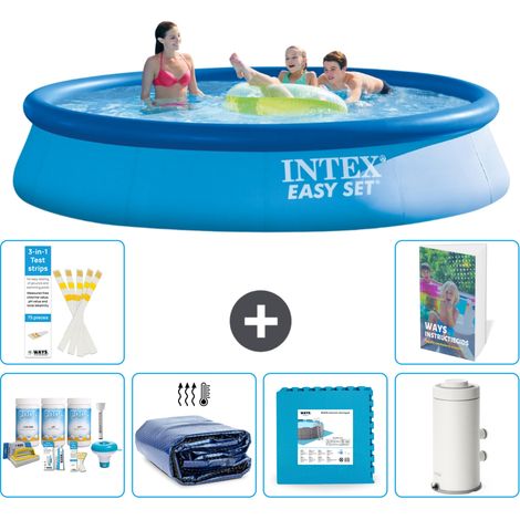 Intex Piscine Easy Set Ronde - 396x84 cm - 7-pièces S14 (1/5)