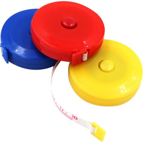 Lot De 10 Mini-mètres À Ruban Rétractables Outil De Couture Portable Pour Mesurer Les Vêtements Couleur Aléatoire