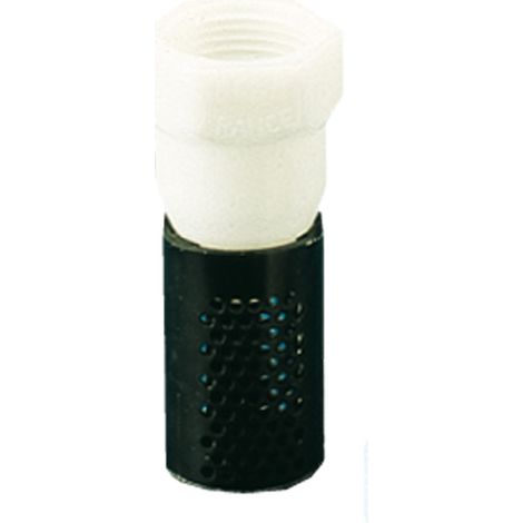 Crépine plastique avec clapet hydrocarbure femelle 12-17