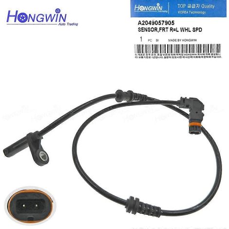 OE : 2049057900 A2049052905 Capteur de vitesse de roue ABS avant gauche/droite pour MERCEDES-BENZ CLASSE C C180 C200 C250 C280 C350 W204 S204 (Avant 1 pièce) (1/5)