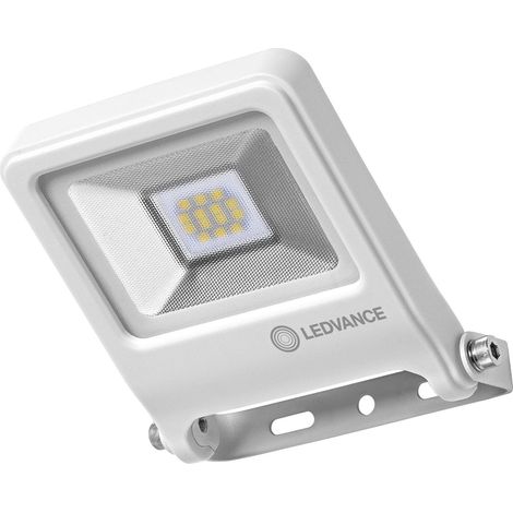 LEDVANCE ENDURA FLOOD LED PROJECTEUR EXTÉRIEUR BLANC 10 WATTS - 1600 LUMENS BLANC CHAUD 3000K ETANCHE IP65