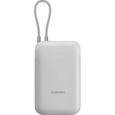 Batterie externe Xiaomi avec câble intégré 20 000 mAh 22,5 W Gris clair (BHR9738GL)