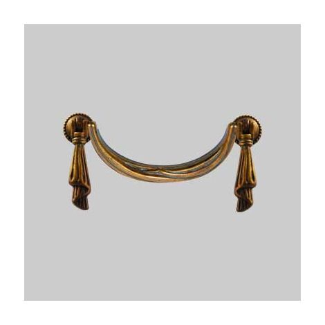 Maniglia per mobili 5040 interasse 96 mm - patinato antico