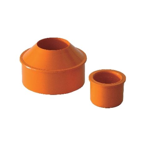 AUMENTO INTERNI CONCENTRICI IN PVC ARANCIO Diam. 40F x 50M