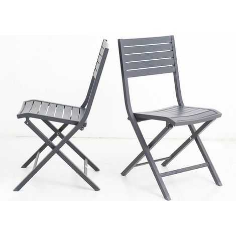 Silla Plegable Luca - Grafito (1/3)