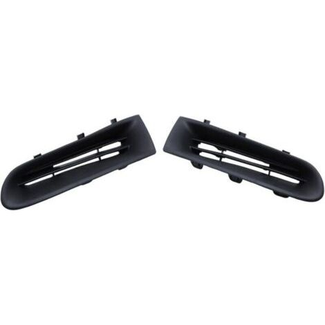 Grille de pare-chocs avant gauche et droite pour Renault Clio MK3 2005-2009 7701208684 - ABS noir (gauche)
