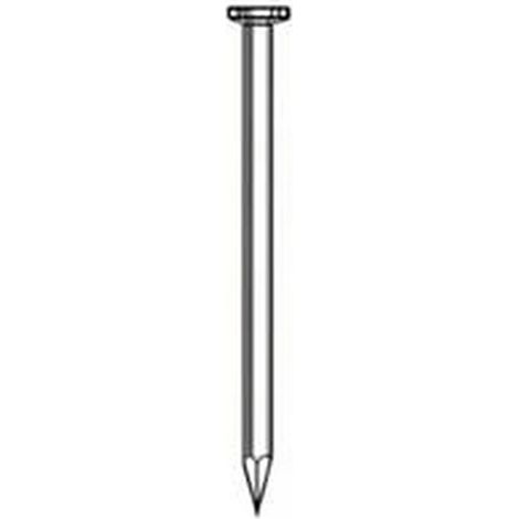 Pointe en Vrac Tête Plate (Tp) Lisse - 2.8x40 mm - 1 kg - D-Work (1/4)