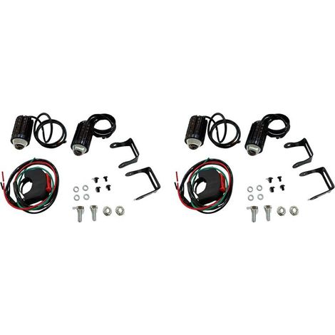 Convient aux projecteurs de moto à lentille haute puissance 4x, aux projecteurs externes à température de couleur bicolore LED 6000K, 8-80V, avec interrupteur.