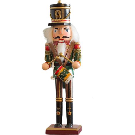 Figurine de Casse-Noisette en Bois - Poupée Soldat Ornement Xmas - Décorations Festives Cadeau 12 Inch/30 cm (1/5)