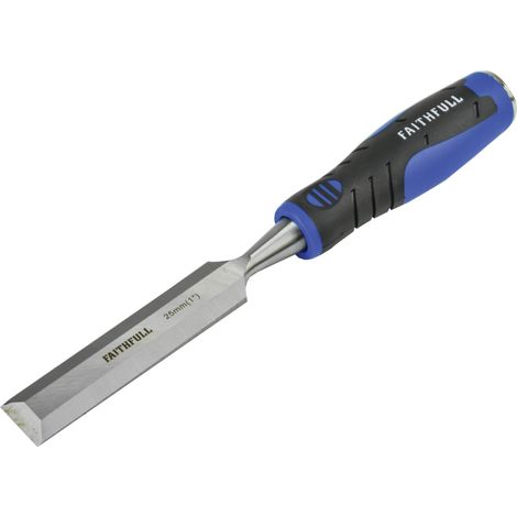 Faithfull Soft Grip Bevel Edge Chisel 25mm 1in FAIWCSG25 (1/2)