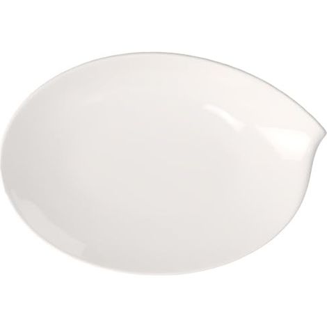 Plat de service ovale, 36 cm, Porcelaine, Blanc (1/4)