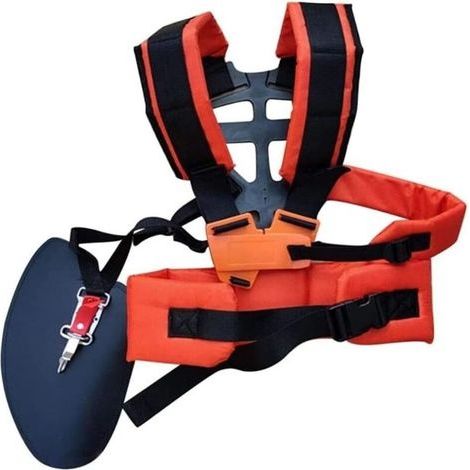 Double épaule pour harnais en forme de W confortable pour débroussailleuse rembourrée B (1/3)