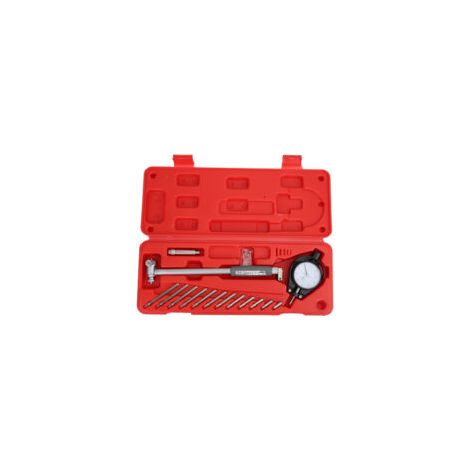 Jauge d'alésage à cadran 50-160mm Précision 0,01mm 12 têtes de mesure remplaçables Matériau durable pour usage professionnel (1/5)