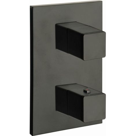 Façade douche thermostatique Noir mat TABULA - Cristina Ondyna XQ85213 (1/2)