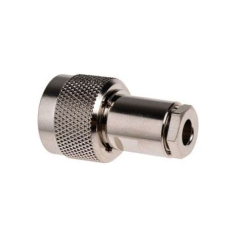 Connecteur coaxial RS PRO Mâle Droit, raccordement Cage à ressort 50O Montage sur câble ( Prix pour 1 )