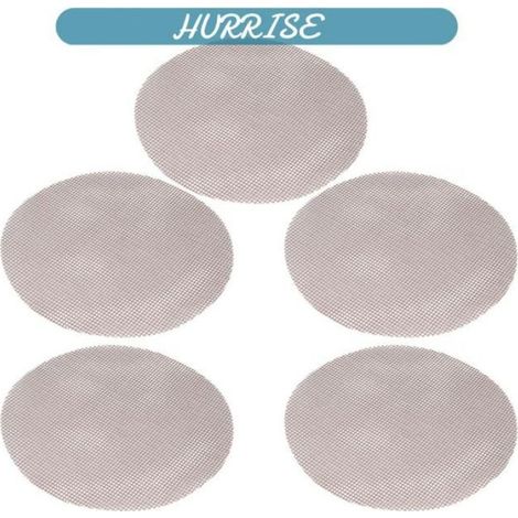 Tapis De Grill - Fibre De Verre - Résistant Jusqu'à 260 ℃ - Pour Barbecue Extérieur - 36x36 Cm - Lot De 5 (1/5)