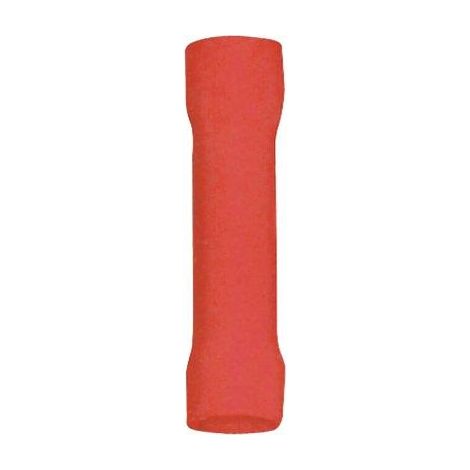 TERMINALE GIUNZIONE A STRINGERE - ROSSO X CAVO MMQ 4,0/6,0 CF=PZ 15- 12 confezioni