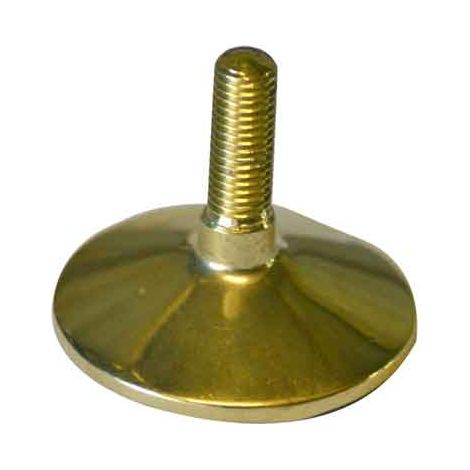 PIEDINO REGOLABILE IN OTTONE Ø 60 mm M10 - 20 pezzi