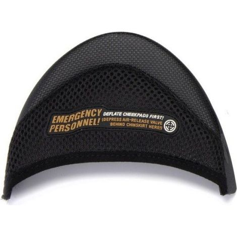 Mentonnière casque de moto Scorpion Exo-Tech (Evo)/Carbon Chin Curtain