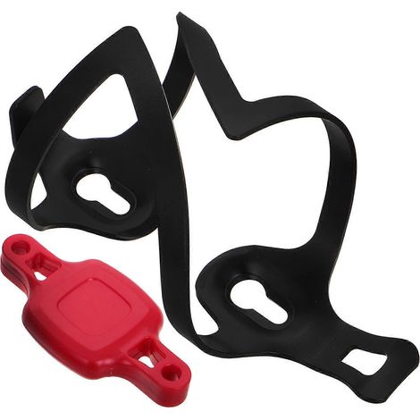 Ensemble de 5 supports de porte-bidon rouges pour vélo (1/5)