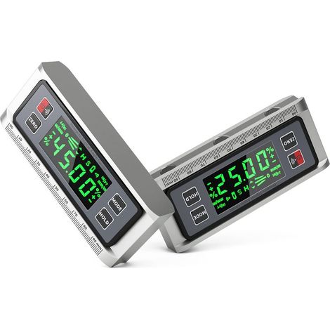 LCD-Digitalwinkelmesser mit Magnetfuß, verschiebbarer Gehrungslehre, Neigungsmesser und Zimmermannswinkel (1/5)