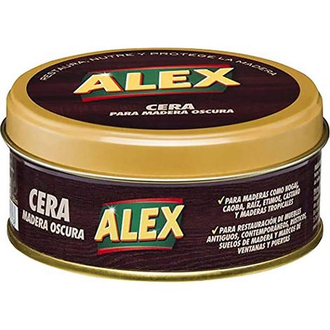 Alex dunkle Wachs in Dose für Holz 250 g