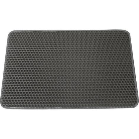Alfombra Para Arenero De Gato - 2 Capas - Antideslizante Y Resistente Al Agua - 30 x 45 Cm (1/5)
