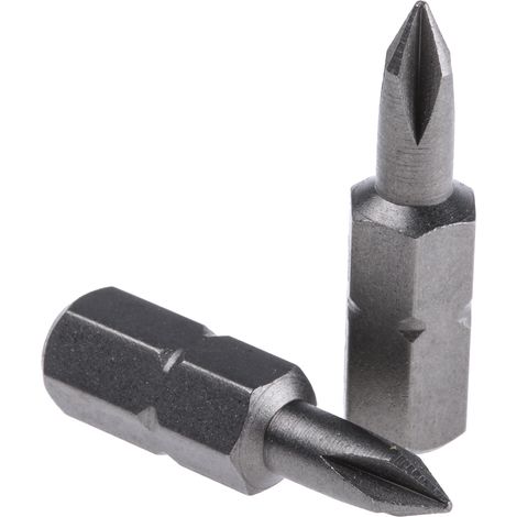 Embout de vissage RS PRO Phillips, PH0, Acier chrome vanadium ( Prix pour Lot de 5 )