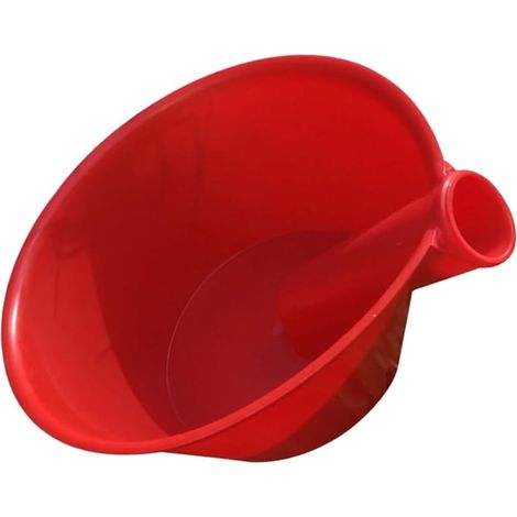 Louche à Eau en Plastique Rouge Ergonomique pour Irrigation Potager et Arrosage Poignée Longue pour Usage Résidentiel et Commercial (1/5)