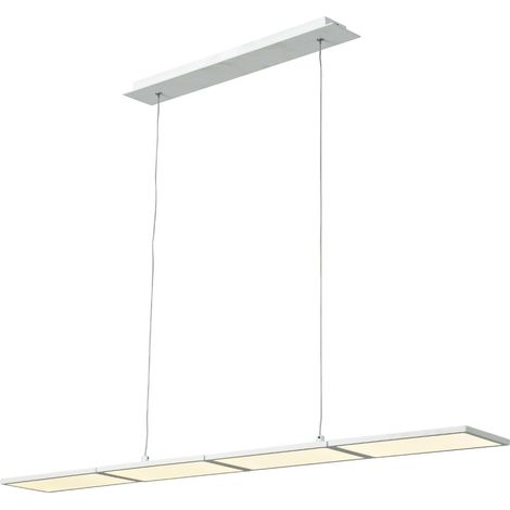 Lámpara LED SMD de techo colgante “New Or” (60W 3000K 3600lm) IP20 fabricada en aluminio y acrílico color blanco (1/3)