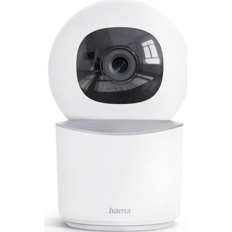 Hama Smarte Überwachungskamera, WLAN, innen, Aufzeichnung, schwenkbar, Full-HD 00176652 Kabellos IP