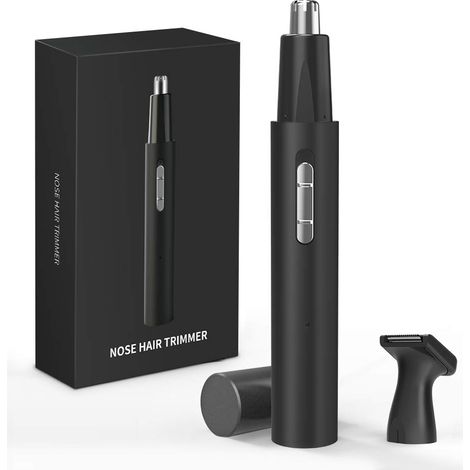 Tondeuse À Poils Nez - Ores - Visage - Lames Double Tranchant - Étanche Lavable - Rechargeable USB - 360° Rotation - 1 Pièce (1/5)