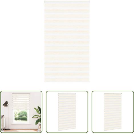 vidaXL Marmorbeige - Doppelrollo Marmorbeige 120x200cm Stoffbreite 115,9 cm Polyester (1/5)