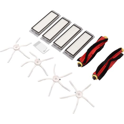 Kit d'accessoires de rechange pour aspirateur robot Mijia Roborock : brosse rotative, filtre, pièces pour l'entretien (1/5)