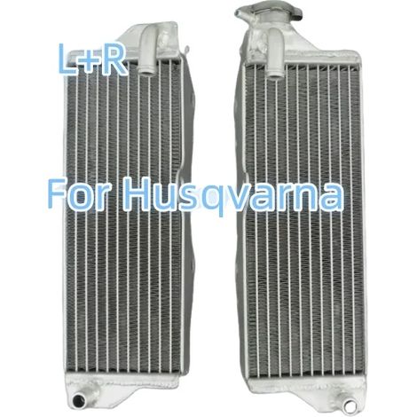 Radiador de aluminio, compatible con Husqvarna WR125/CR125/TC250/TE250/TE310/XLITE, mejora la eficiencia de refrigeración en un 40%, ajuste directo OEM, construcción de aluminio duradera, tecnología d (1/5)