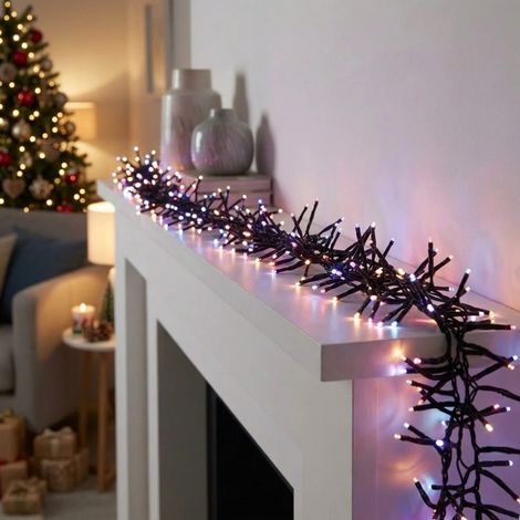 Multicoloured 750 LED Cluster String Lights (1/2)