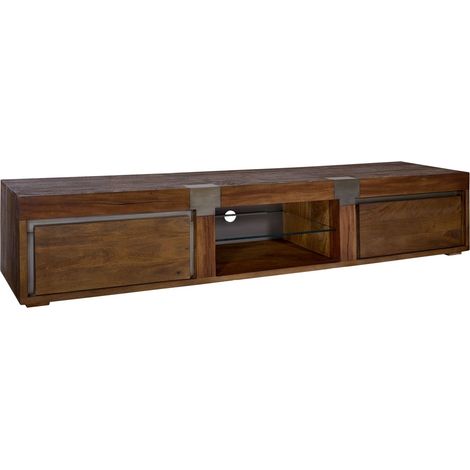 TV-Board Mango 205x48x39 braun lackiert Amsterdam 02
