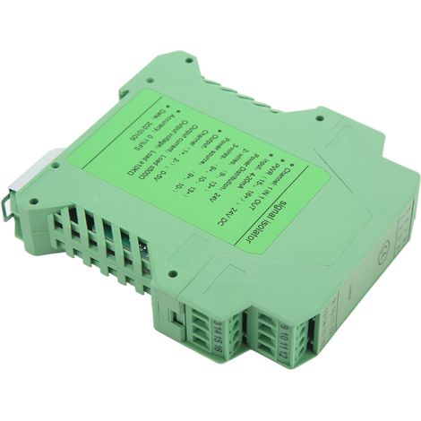 Gleichstromsignalisolator 1 Eingang 1 Ausgang 4–20 mA SPS-Erkennung Entstörungssignalaufbereitungsmodul 24 V (1/5)