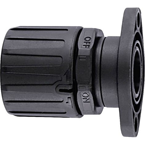 Raccord Hellermanntyton hg28-sfl-pa66-bk recto poliamida 49 mm