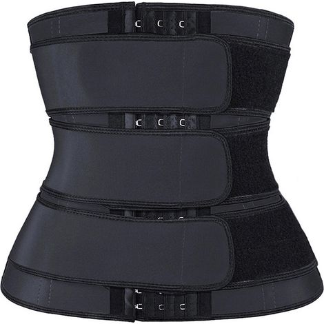 Cinturón De Compresión Abdominal - Para Recuperación Postparto Y Entrenamiento Físico - Ajuste Regulable - Negro - Unidad (1/5)