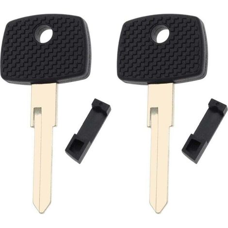 2 Pièces Clé de Voiture Vierge Compatible Vito Sprinter Lame Remplacement Non Coupée (1/4)