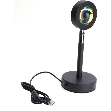 Innovative Sonnenuntergangsprojektorlampe für Schlafzimmerdekoration, Fotostudio, farbenfrohes Nachtlicht. (1/5)