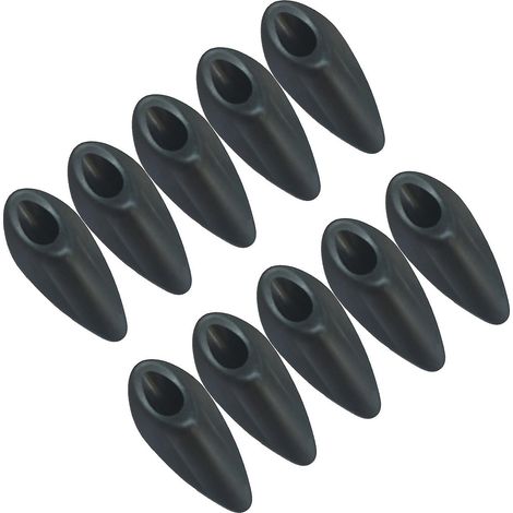Convient pour les clips de câble de frein de vélo, lot de 10, noir (1/4)
