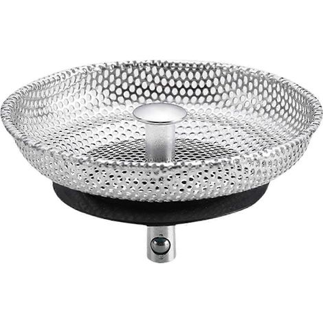 Bouchons d'évier en acier inoxydable améliorés, étanches et résistants à la rouille, pour la cuisine et la salle de bain. (1/5)