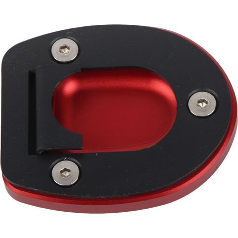 Seitenständer-Verlängerungsplatte für Vespa GTS 250 300 (2013–2019), rote Metall-Stabilisatorplatte, Motorrad-Parkständer