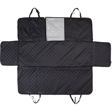 Car cover for transporting dogs/cats, waterproof, 137x147 cm, black