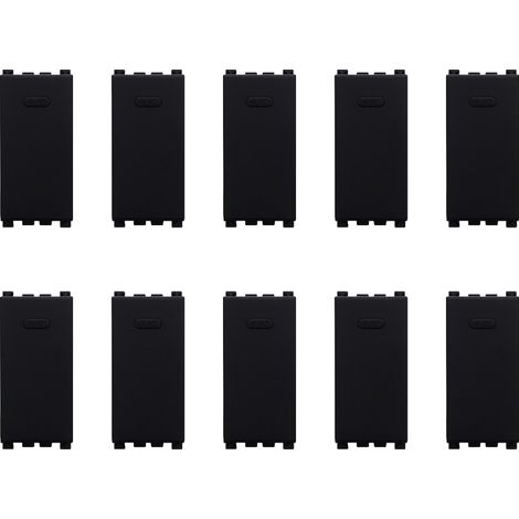 gloca Deviatori 1P 16A Compatibili Arké (Nero, 10 Pezzi) (1/4)