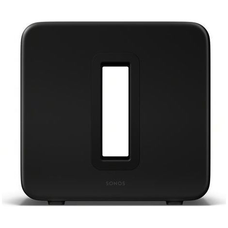 Enceinte connectée Sub 4 – Caisson de basses compact Wi-Fi – Sonos - Noir (1/5)