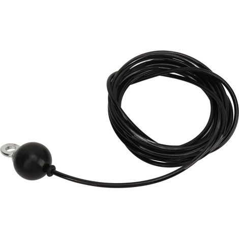 Câble de poulie noir pour système de poulie de fitness, câble en acier robuste de 5 m pour salle de sport et exercices à domicile. (1/5)